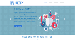 Desktop Screenshot of hi-teksmiles.com