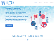 Tablet Screenshot of hi-teksmiles.com